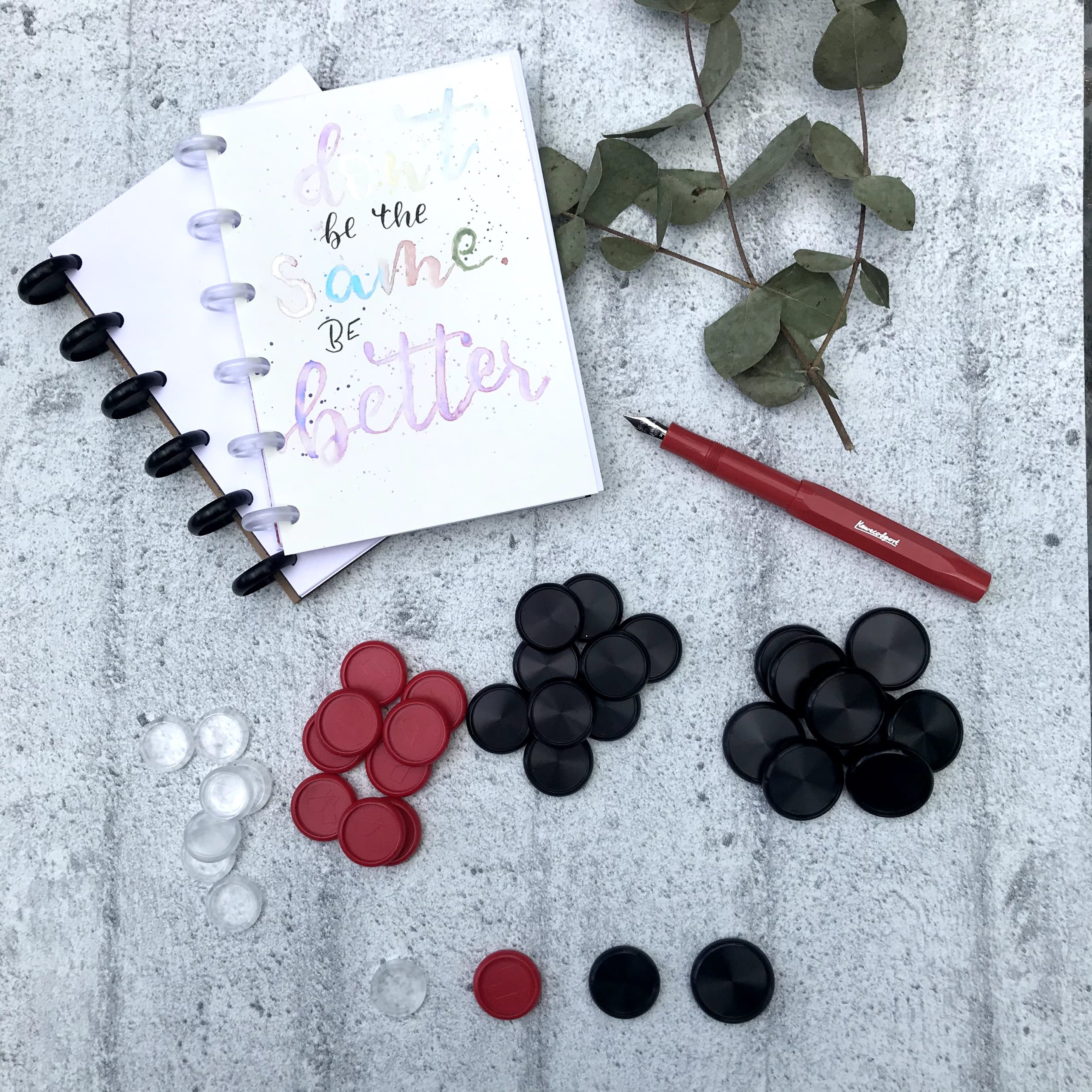 Discbound Discs Aluminium schwarz 20 mm 6 Stück – Bild 2