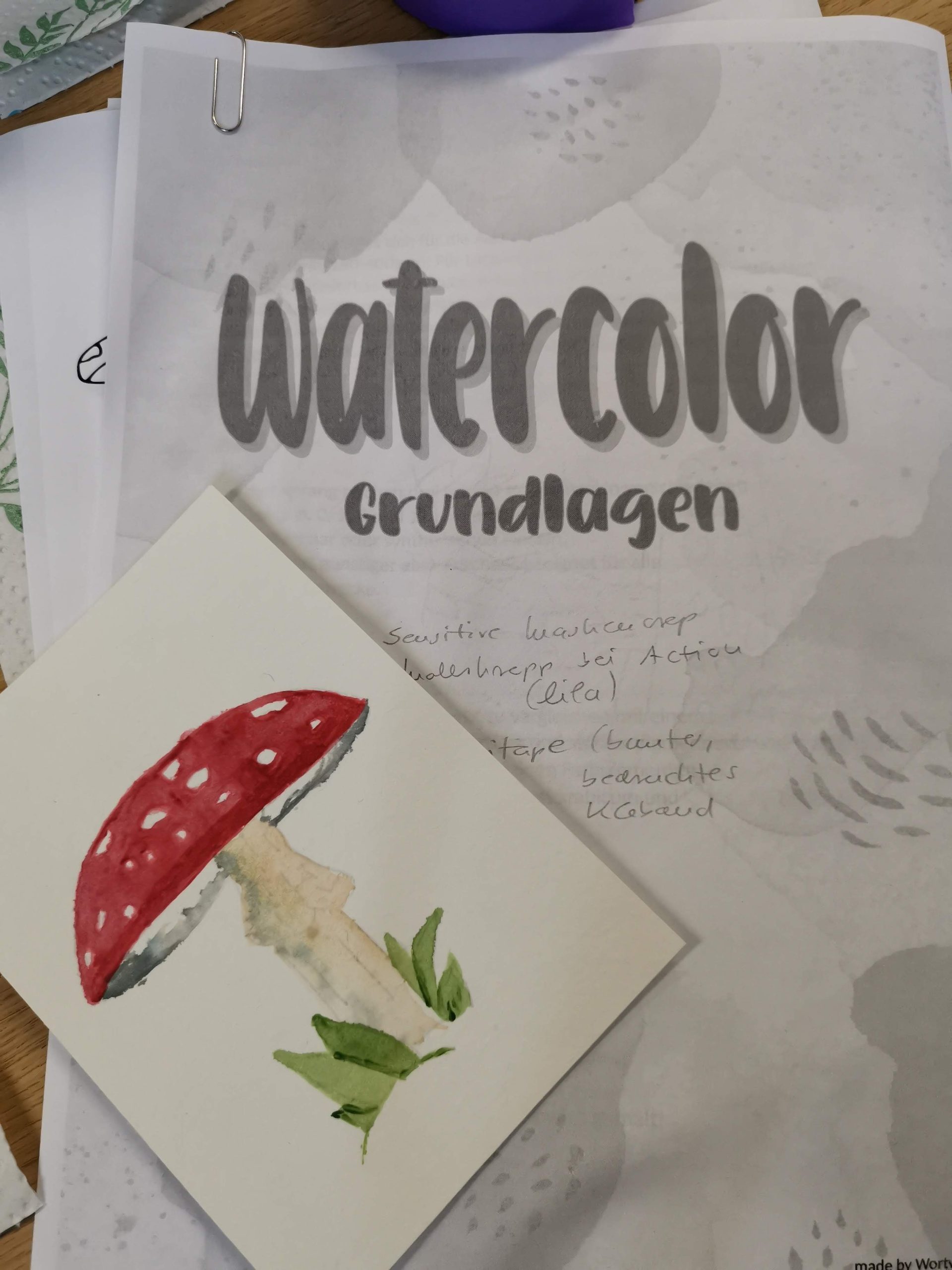 Aquarell Einstiegs Workshop 15.02.2026